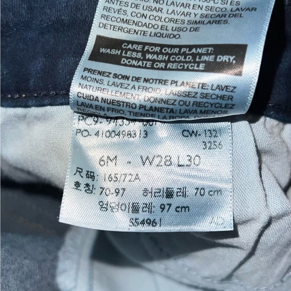 Signature Gold Levi Strauss Women’s Denim Mid-Rise Skinny Jeans Size 6 - Picture 6 of 6